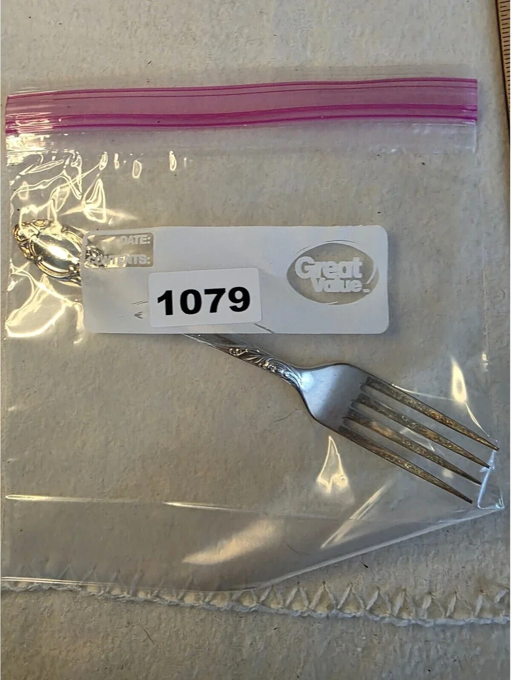 Vintage 1953 Oneida Ballad Country Lane Silverplate Dinner Fork 7.5